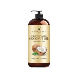 Aceite de coco fraccionado 100% puro y natural (Cabello, piel, uñas) Hand Craft Blends  473ml