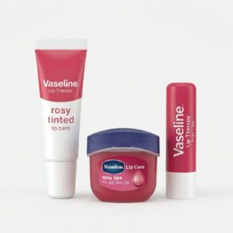 Set hidratante para labios rosy Vaseline